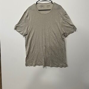 Alex Crane Mens XL Linen T Shirt Short Sleeve Casual Top‎